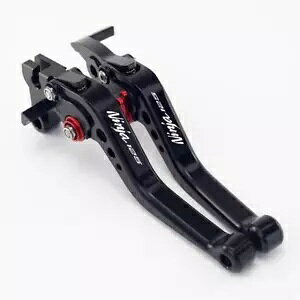V[g ubN AWX^u Nb` u[L o[ Zbg - Kawasaki Ninja Z 125 2019-2023 Short Black Adjustable Clutch Brake Lever Set - Kawasaki Ninja Z 125 2019-2023