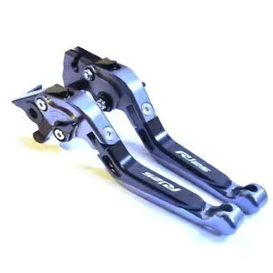 }n YZF-R125 2014-2018 AWX^u Nb` u[L o[ Zbg - `^ / ubN Yamaha YZF-R125 2014-2018 Adjustable Clutch Brake Lever Set - Titanium / Black