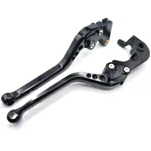 O ubN Nb` & u[L o[ - }n XSR 900 2022-2024 Long Black Clutch & Brake Levers - Yamaha XSR 900 2022-2024