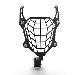 wbhCgK[h XeXX`[ z_ NX500/NX400 tȒP ubN Vi HEADLIGHT GUARD STAINLESS STEEL FOR HONDA NX500/NX400 EASY TO INSTALL BLACK NEW