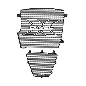 ���W�G�[�^�[�ƃI�C���N�[���[�K�[�h�Z�b�g Ducati XDiavel/S 16-24/�u���b�N�X�^�[ 21-23�p Radiator And Oil Cooler Guard Set For Ducati XDiavel/ S 16-24/Black Star 21-23