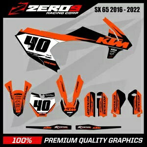 �J�X�^�� MX �O���t�B�b�N�X �L�b�g ���g�N���X : KTM SX50 SX65 2002 - 2022 - �v���C�� BLK/ORA CUSTOM MX GRAPHICS KIT MOTOCROSS : KTM SX50 SX65 2002 - 2022 - PRIME BLK/ORA �y���s�A���i�z