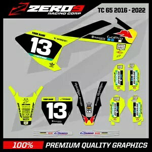 JX^ MX OtBbNX Lbg: HUSQVARNA gNX OtBbNX TC50 TC65 PRO GO BLK/YEL-F Custom MX Graphics Kit : HUSQVARNA Motocross Graphics TC50 TC65 PRO GO BLK/YEL-F