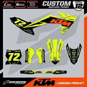 KTM 50 65 ���g�N���X �O���t�B�b�N �J�X�^�� MX �O���t�B�b�N �f�J�[�� SX50 SX65 �^�t�C�G���[/BLK KTM 50 65 MOTOCROSS GRAPHICS CUSTOM MX GRAPHICS DECALS SX50 SX65 TUFF YEL/BLK �y���s�A���i�z