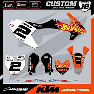 KTM 50 65 ���g�N���X�O���t�B�b�N �J�X�^�� MX �O���t�B�b�N SX50 SX65 �z�b�g�z�C�[�� KTM 50 65 MOTOCROSS GRAPHICS CUSTOM MX GRAPHICS SX50 SX65 HOT WHEELS �y���s�A���i�z