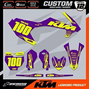 KTM 50 65 ���g�N���X �O���t�B�b�N �J�X�^�� MX �O���t�B�b�N SX50 SX65 �u���b�N PRP/�C�G���[ KTM 50 65 MOTOCROSS GRAPHICS CUSTOM MX GRAPHICS SX50 SX65 BLOK PRP/YEL �y���s�A���i�z
