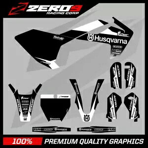 nXNo[i gNX OtBbNX Lbg: nXL[ MX OtBbNX TC50 TC65 ubN BLK/WHI Husqvarna Motocross Graphics Kit: Husky MX Graphics TC50 TC65 BLOCK BLK/WHI