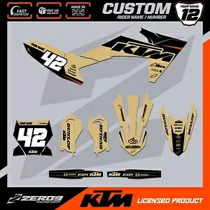 KTM 50 65 ���g�N���X �O���t�B�b�N �J�X�^�� MX �O���t�B�b�N �f�J�[�� SX50 SX65 �V�t�g �^�� KTM 50 65 MOTOCROSS GRAPHICS CUSTOM MX GRAPHICS DECALS SX50 SX65 SHIFT TAN