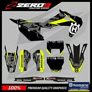 �n�X�N�o�[�i ���g�N���X �O���t�B�b�N �L�b�g MX �f�J�[�� : TC FC 50 65 85 125 250 450 CAMO BLK HUSQVARNA MOTOCROSS GRAPHICS KIT MX DECALS : TC FC 50 65 85 125 250 450 CAMO BLK �y���s�A���i�z