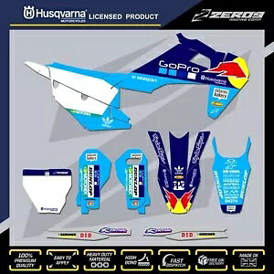 HUSQVARNA MX �O���t�B�b�N�X �L�b�g ���g�N���X �O���t�B�b�N�X TC FC TE FE 125-500 PRO G BLU HUSQVARNA MX Graphics Kit Motocross Graphics TC FC TE FE 125-500 PRO G BLU �y���s�A���i�z