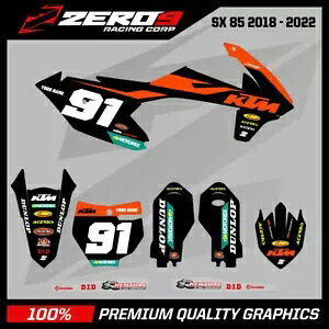 JX^ MX OtBbN Lbg : KTM gNX OtBbN SX 85 2006 - 2022 BLITZ BLK/ORG CUSTOM MX GRAPHICS KIT : KTM MOTOCROSS GRAPHICS SX 85 2006 - 2022 BLITZ BLK/ORG