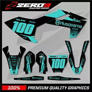 �J�X�^�� MX �O���t�B�b�N�X �L�b�g: HUSQVARNA ���g�N���X �O���t�B�b�N�X TC85 BLOCK BLK/TEAL Custom MX Graphics Kit: HUSQVARNA Motocross Graphics TC85 BLOCK BLK/TEAL