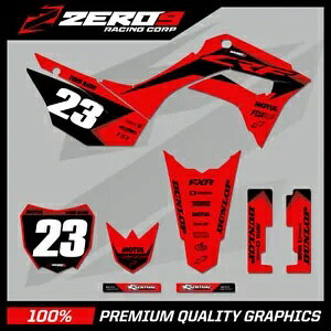 JX^ MX OtBbNX Lbg: HONDA CRF 125F gNX OtBbNX fJ[ FUZE RED/BLK Custom MX Graphics Kit: HONDA CRF 125F Motocross Graphics Decals FUZE RED/BLK