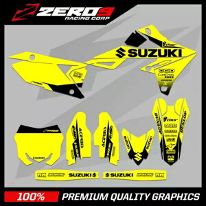�X�Y�L ���g�N���X �O���t�B�b�N�X RM RMZ 125 - 450 - �u���b�N�C�G���[/�u���b�N Suzuki Motocross Graphics RM RMZ 125 - 450 - BLOCK YELLOW/BLACK �y���s�A���i�z