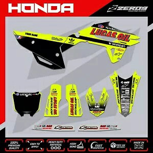 z_ MX OtBbNXLbg gNXOtBbNXfJ[ CR CRF CRF X 125-500LUCAS IC YE HONDA MX Graphics Kit Motocross Graphics Decals CR CRF CRF X 125-500LUCAS OIL YE