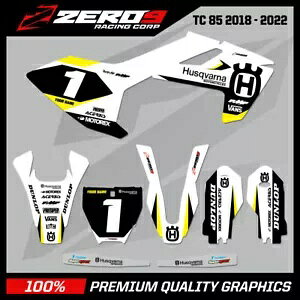 �J�X�^�� MX �O���t�B�b�N�X �L�b�g: HUSQVARNA ���g�N���X �O���t�B�b�N�X TC85 LEGION WHI/BLK Custom MX Graphics Kit: HUSQVARNA Motocross Graphics TC85 LEGION WHI/BLK