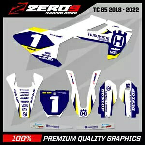 �J�X�^�� MX �O���t�B�b�N�X �L�b�g: HUSQVARNA ���g�N���X �O���t�B�b�N�X TC85 LEGION WHI/BLU Custom MX Graphics Kit: HUSQVARNA Motocross Graphics TC85 LEGION WHI/BLU