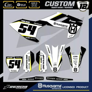 �n�X�N�o�[�i 85 ���g�N���X �O���t�B�b�N �J�X�^�� MX �O���t�B�b�N �L�b�g TC 85 �t���b�V�� BLK/WHI HUSQVARNA 85 MOTOCROSS GRAPHICS CUSTOM MX GRAPHICS KIT TC 85 FLASH BLK/WHI