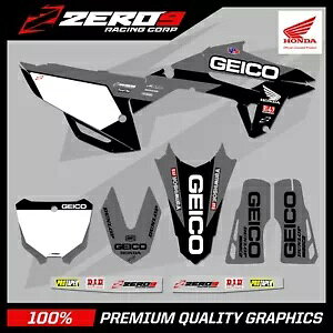 �z���_ ���g�N���X �O���t�B�b�N�X �L�b�g MX �f�J�[�� : CR CRF 85 150 125 250 450 GEICO �\���b�h G HONDA MOTOCROSS GRAPHICS KIT MX DECALS : CR CRF 85 150 125 250 450 GEICO SOLID G �y���s�A���i�z
