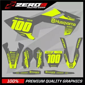 �J�X�^�� MX �O���t�B�b�N�X �L�b�g: HUSQVARNA ���g�N���X �O���t�B�b�N�X TC85 BLOCK GRY/YEL-F Custom MX Graphics Kit: HUSQVARNA Motocross Graphics TC85 BLOCK GRY/YEL-F