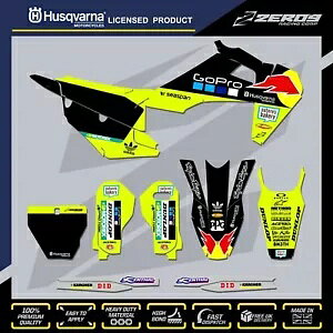 HUSQVARNA MX �O���t�B�b�N�X �L�b�g ���g�N���X �O���t�B�b�N�X TC FC TE FE 125-500 PRO G BLK/YEL HUSQVARNA MX Graphics Kit Motocross Graphics TC FC TE FE 125-500 PRO G BLK/YEL �y���s�A���i�z