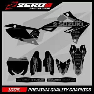 �X�Y�L ���g�N���X�O���t�B�b�N�X RM RMZ 125-450-�u���b�N BLK/�O���[ Suzuki Motocross Graphics RM RMZ 125 - 450 - BLOCK BLK/GRAY �y���s�A���i�z