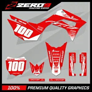 JX^ MX OtBbNX Lbg: HONDA CRF 125F gNX OtBbNX fJ[ ubN bh/zCg Custom MX Graphics Kit: HONDA CRF 125F Motocross Graphics Decals BLOCK RED/WHI