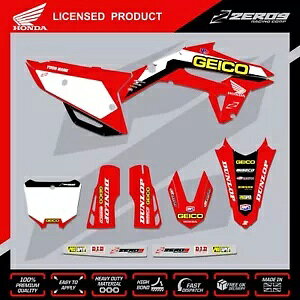 �z���_ MX �O���t�B�b�N�X�L�b�g ���g�N���X�O���t�B�b�N�X�f�J�[�� CR CRF CRF X 125-500 GEICO SKEW HONDA MX Graphics Kit Motocross Graphics Decals CR CRF CRF X 125-500 GEICO SKEW �y���s�A���i�z