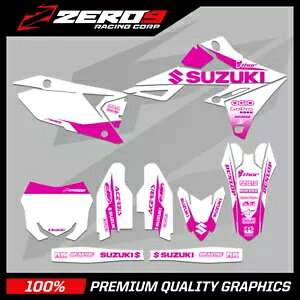 �X�Y�L ���g�N���X �O���t�B�b�N�X RM RMZ 125 - 450 - �u���b�N�z���C�g/�s���N Suzuki Motocross Graphics RM RMZ 125 - 450 - BLOCK WHITE/PINK �y���s�A���i�z
