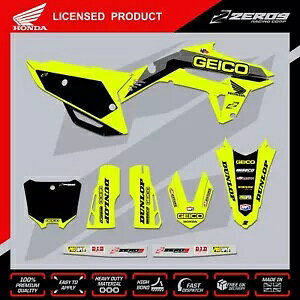 �z���_ MX �O���t�B�b�N�X�L�b�g ���g�N���X�O���t�B�b�N�X�f�J�[�� CR CRF CRF 125-500 GEICO SKEW YE HONDA MX Graphics Kit Motocross Graphics Decals CR CRF CRF 125-500 GEICO SKEW YE �y���s�A���i�z