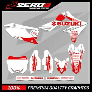 �X�Y�L ���g�N���X �O���t�B�b�N�X RM RMZ 125 - 450 - �u���b�N �z���C�g/���b�h Suzuki Motocross Graphics RM RMZ 125 - 450 - BLOCK WHITE/RED �y���s�A���i�z