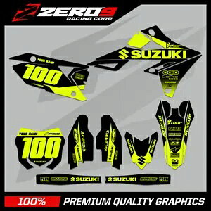 �J�X�^�� MX �O���t�B�b�N�X �L�b�g: SUZUKI RM RMZ 125 - 450 - BLOCK BLK/YEL-F Custom MX Graphics Kit: SUZUKI RM RMZ 125 - 450 - BLOCK BLK/YEL-F �y���s�A���i�z