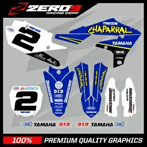 カスタム MX グラフィックス キット : ヤマハ YZ YZF 125 - 450 モトクロス グラフィックス - CHAPARRAL CUSTOM MX GRAPHICS KIT : YAMAHA YZ YZF 125 - 450 MOTOCROSS GRAPHICS - CHAPARRAL