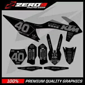 JX^ MX OtBbNX Lbg: KTM SX SXF EXC EXCF XC XCW 125-500 - PRO GO BLK/GRY ɓKB Custom MX Graphics Kit: Fits KTM SX SXF EXC EXCF XC XCW 125-500 - PRO GO BLK/GRY