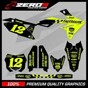�J�X�^�� MX �O���t�B�b�N�X �L�b�g: SUZUKI RM RMZ 125 - 450 - FAST/H BLK/F-YELLOW Custom MX Graphics Kit: SUZUKI RM RMZ 125 - 450 - FAST/H BLK/F-YELLOW �y���s�A���i�z