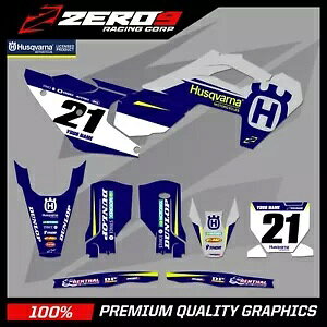 カスタム MX グラフィックス、モトクロス グラフィックス : HUSQVARNA TE FE TC FC RUSH BLU/GRY Custom MX Graphics, Motocross Graphics : HUSQVARNA TE FE TC FC RUSH BLU/GRY
