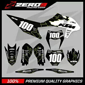 JX^ MX OtBbNX Lbg: KTM SX SXF EXC EXCF XC XCW 125-500 - GEO BLK/WHI Custom MX Graphics Kit: KTM SX SXF EXC EXCF XC XCW 125-500 - GEO BLK/WHI