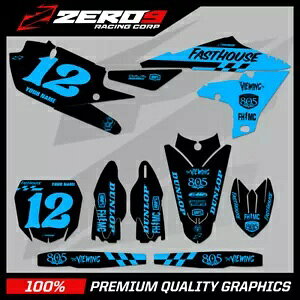 �J�X�^�� MX �O���t�B�b�N�X �L�b�g: ���}�n YZ YZF WR WRF 125 - 450 - FAST/H BLACK/L-BLUE Custom MX Graphics Kit: YAMAHA YZ YZF WR WRF 125 - 450 - FAST/H BLACK/L-BLUE �y���s�A���i�z
