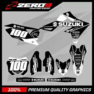 �J�X�^�� MX �O���t�B�b�N�X �L�b�g: SUZUKI RM RMZ 125 - 450 - BLOCK BLK/WHI Custom MX Graphics Kit: SUZUKI RM RMZ 125 - 450 - BLOCK BLK/WHI �y���s�A���i�z