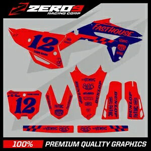 �J�X�^�� MX �O���t�B�b�N�X �L�b�g: HONDA CR CRF ���g�N���X �O���t�B�b�N�X 125-450 / FAST/H RED/NAV Custom MX Graphics Kit: HONDA CR CRF Motocross Graphics 125-450 / FAST/H RED/NAV �y���s�A���i�z