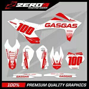 JX^ MX OtBbNLbg: GASGAS gNX MC EC 2021 - 2022 ubN zCg / bh CUSTOM MX GRAPHICS KIT: GASGAS MOTOCROSS MC EC 2021 - 2022 BLOCK WHI / RED
