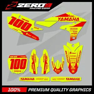 �J�X�^�� MX �O���t�B�b�N�X �L�b�g: ���}�n YZ YZF 125 - 450 - �u���b�N F-�C�G���[/���b�h Custom MX Graphics Kit: YAMAHA YZ YZF 125 - 450 - BLOCK F-YELLOW/RED �y���s�A���i�z
