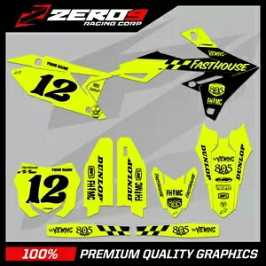 �J�X�^�� MX �O���t�B�b�N�X �L�b�g: SUZUKI RM RMZ 125 - 450 - FAST/H F-YELLOW/BLACK Custom MX Graphics Kit: SUZUKI RM RMZ 125 - 450 - FAST/H F-YELLOW/BLACK �y���s�A���i�z