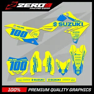 �J�X�^�� MX �O���t�B�b�N�X �L�b�g: SUZUKI RM RMZ 125 - 450 - �u���b�N�C�G���[/�I���u���[ Custom MX Graphics Kit: SUZUKI RM RMZ 125 - 450 - BLOCK YEL/OLBLUE �y���s�A���i�z