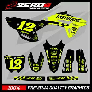 �J�X�^�� MX �O���t�B�b�N�X �L�b�g: HONDA CR CRF ���g�N���X �O���t�B�b�N�X 125-450 / FAST/H BLK/F-Y Custom MX Graphics Kit: HONDA CR CRF Motocross Graphics 125-450 / FAST/H BLK/F-Y �y���s�A���i�z