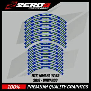 }n  fJ[ YZ 85 19 C` / 16 C` rbO zC[ MX gNX OtBbNX BLU / YEL-F YAMAHA Rim Decals YZ 85 19" / 16" Big Wheel MX Motocross Graphics BLU / YEL-F