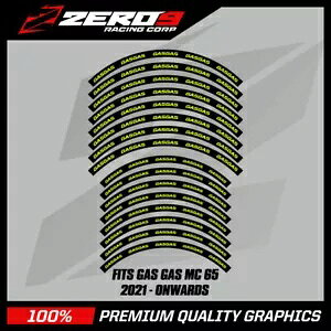 GasGas  fJ[ MC 65 12" / 14" MX gNX OtBbN fJ[ BLK/YEL-F GasGas Rim Decals MC 65 12" / 14" MX Motocross Graphics Decals BLK/YEL-F