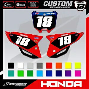 カスタム MX ナンバープレートの背景 CRF250R 2022-2024 / CRF450R 2021-2024 チーム CUSTOM MX NUMBER PLATES BACKGROUNDS CRF250R 2022-2024 / CRF450R 2021-2024 TEAM