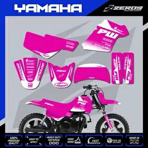 }n PW 50 OtBbN Lbg s[EB[ fJ[ ~j oCN XebJ[ ubN PNK/WHI YAMAHA PW 50 GRAPHICS KIT PEEWEE DECAL MINI BIKE STICKER BLOK PNK/WHI
