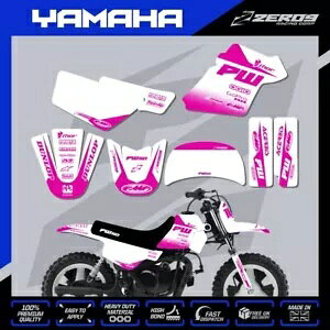 }n PW 50 OtBbN Lbg s[EB[ fJ[ ~j oCN XebJ[ ubN WHI/PNK YAMAHA PW 50 GRAPHICS KIT PEEWEE DECAL MINI BIKE STICKER BLOK WHI/PNK